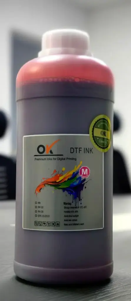 حبر DTF احمر عبوة 1 لتر