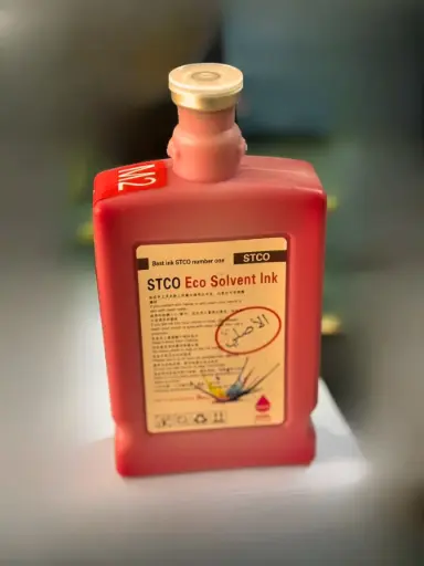 حبر احمر عبوة 1لتر Indoor Eco-Solvent Ink 